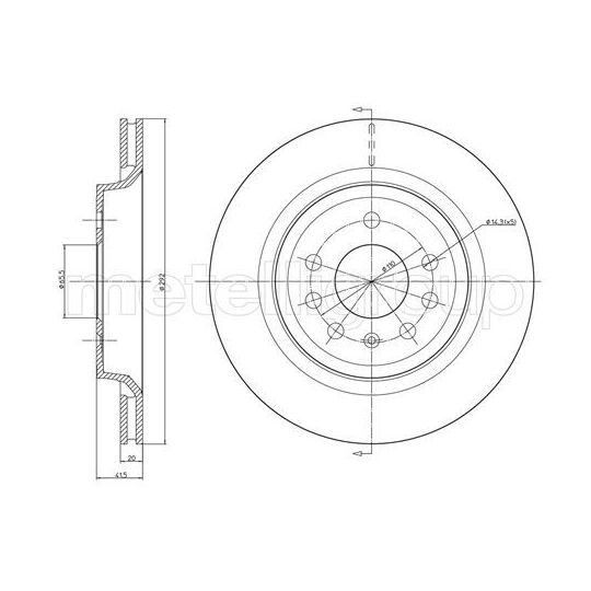 23-0682C - Brake Disc 