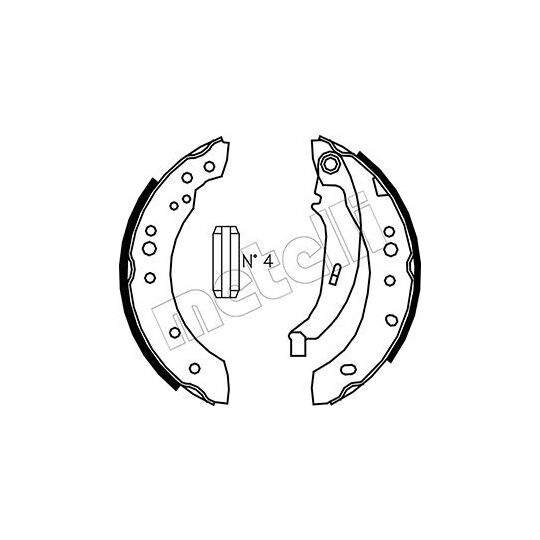 53-0513 - Brake Shoe Set 