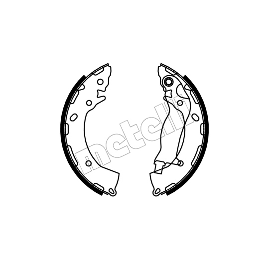 53-0747 - Brake Shoe Set 