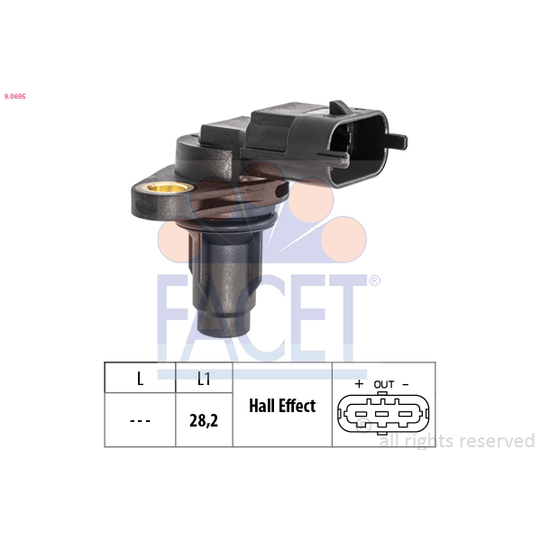 9.0695 - Sensor, kamaxelposition 