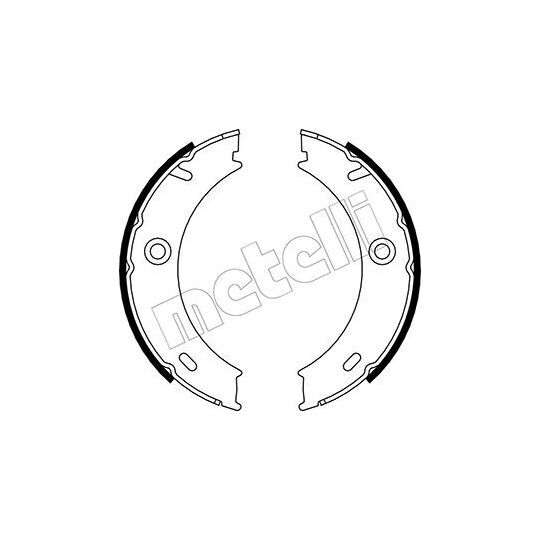 53-0240 - Brake Shoe Set, parking brake 