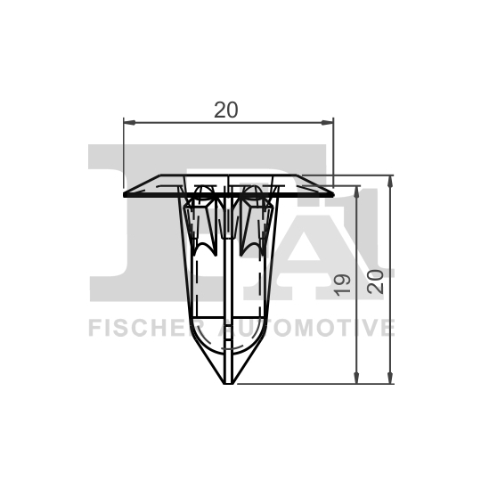 33-60013.5 - Clip, trim/protection strip 