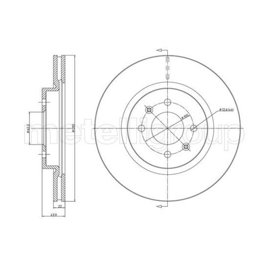 23-1365C - Brake Disc 