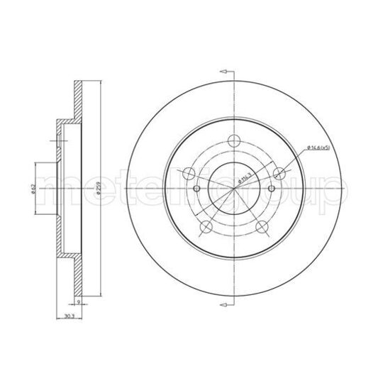 23-0977C - Brake Disc 