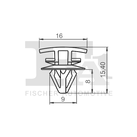 22-40040.5 - Clip, trim/protection strip 