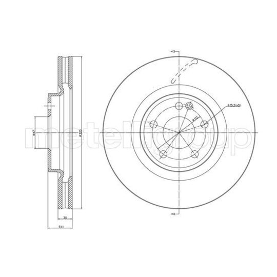 23-1462C - Brake Disc 