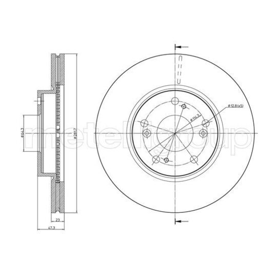 23-0932C - Brake Disc 