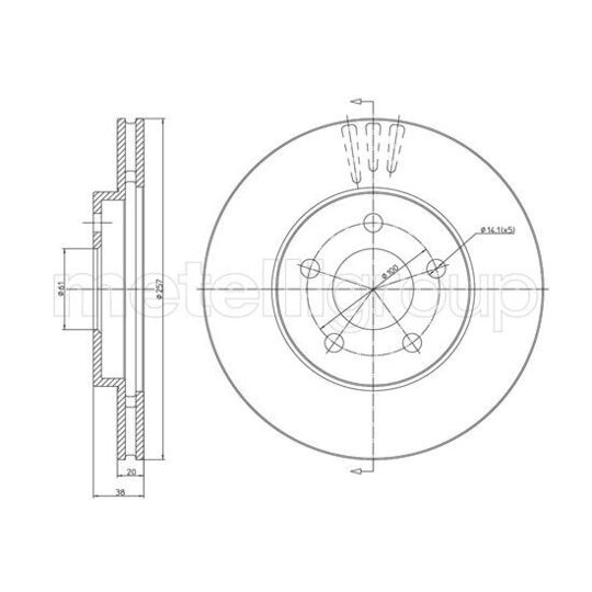 23-1629C - Brake Disc 