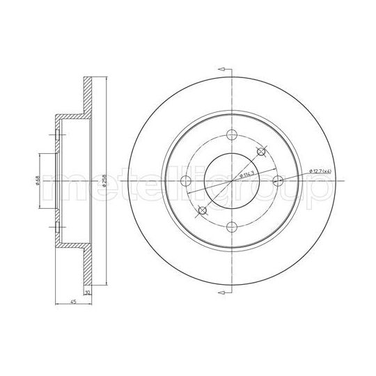 23-0633 - Brake Disc 