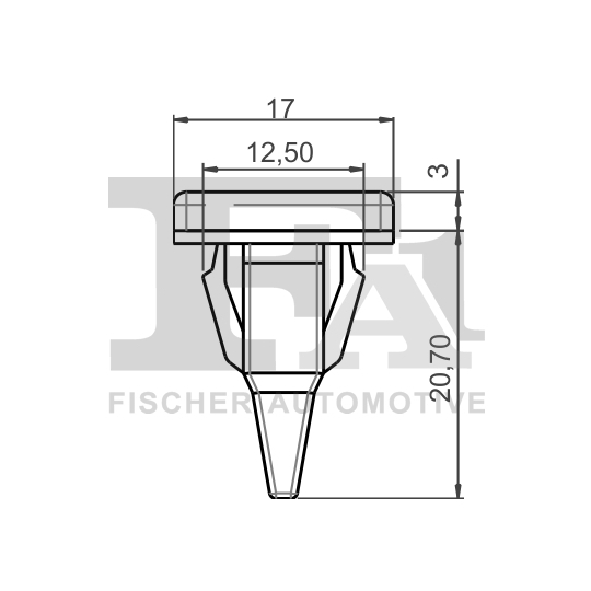 74-40029.5 - Clip, trim/protection strip 