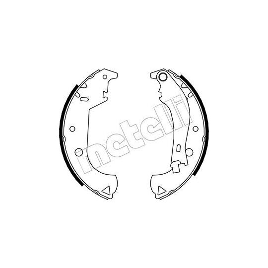 53-0081Y - Brake Shoe Set 