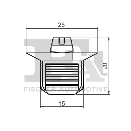 11-40028.5 - Clip, trim/protection strip 