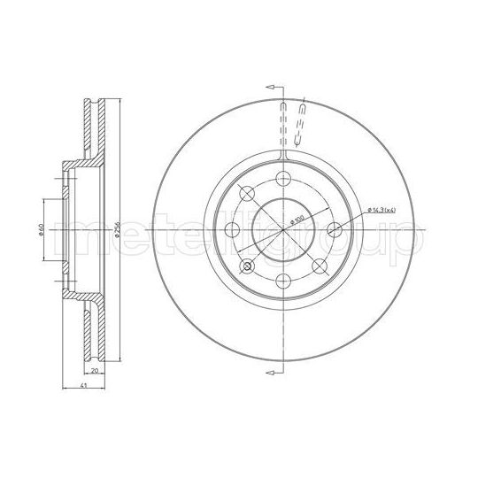 23-0284 - Brake Disc 