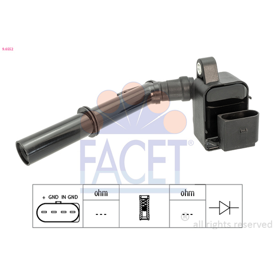 9.6552 - Ignition coil 