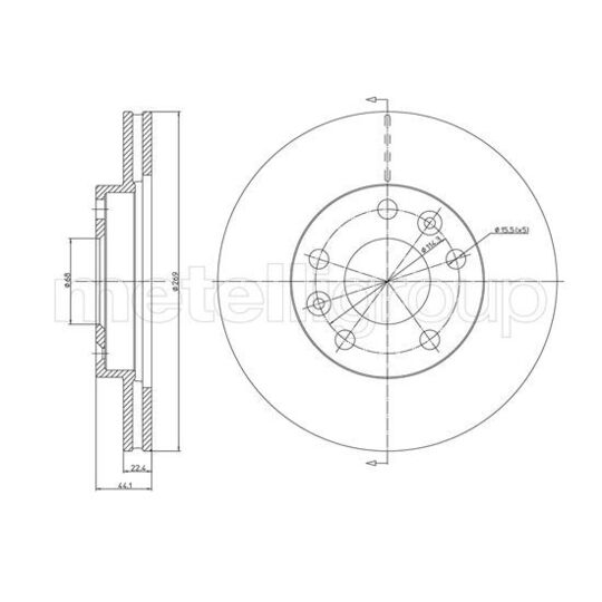 23-1288C - Brake Disc 