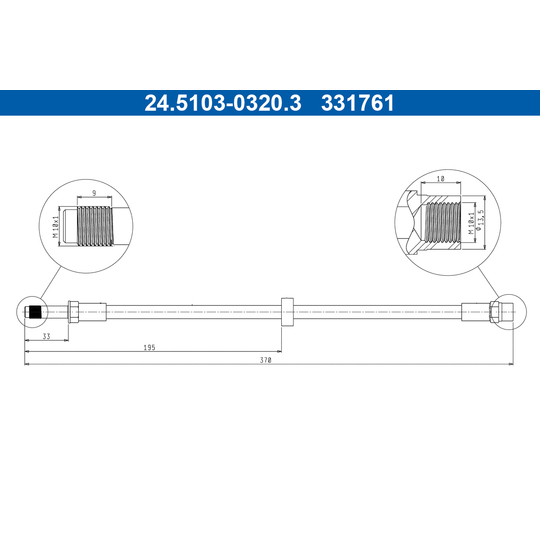 24.5103-0320.3 - Pidurivoolik 