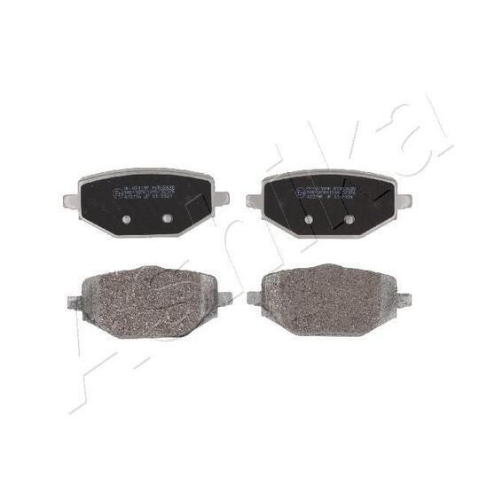 51-00-0710 - Brake Pad Set, disc brake 