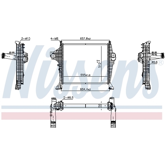 961327 - Intercooler, charger 