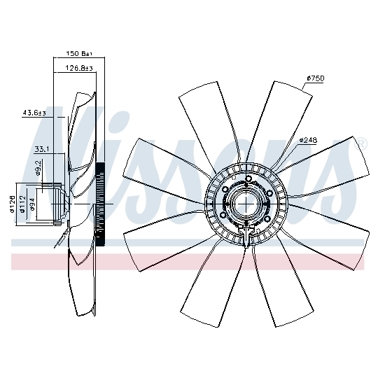 86263 - Clutch, radiator fan 