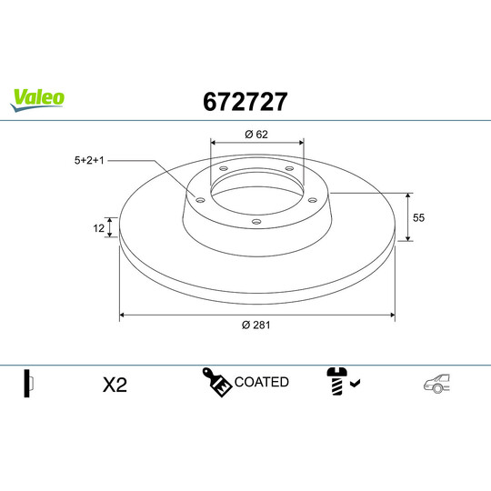 672727 - Brake Disc 