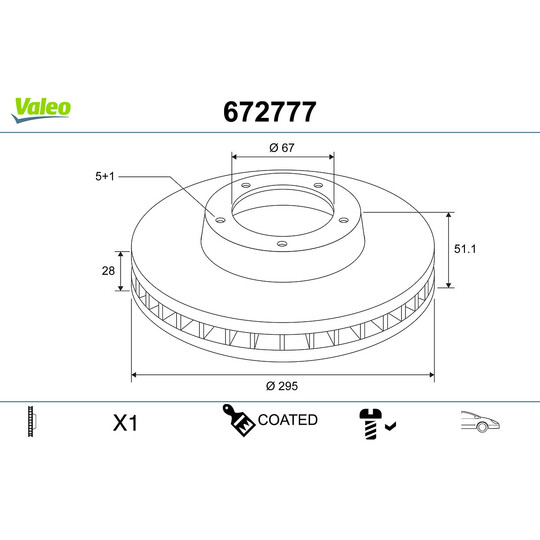 672777 - Brake Disc 