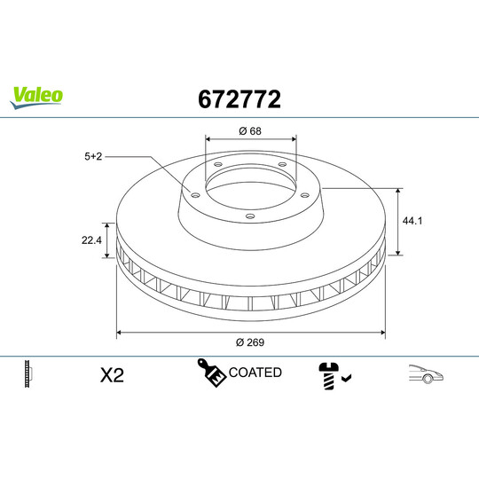 672772 - Brake Disc 