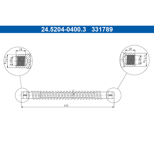 24.5204-0400.3 - Jarruletku 