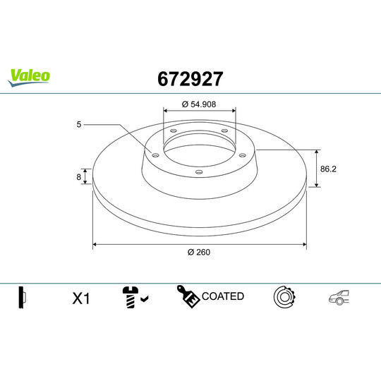 672927 - Brake Disc 