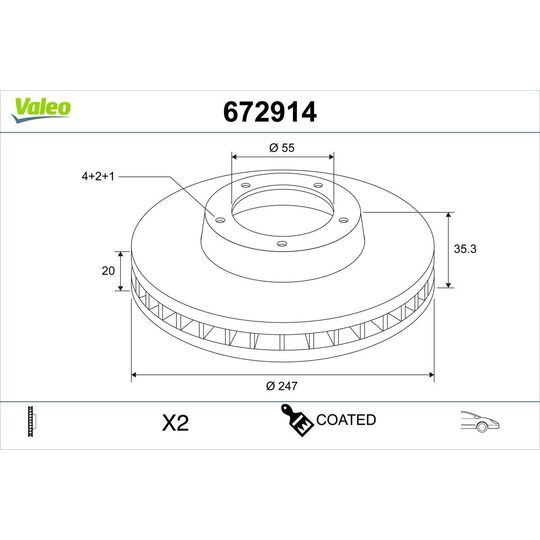 672914 - Brake Disc 