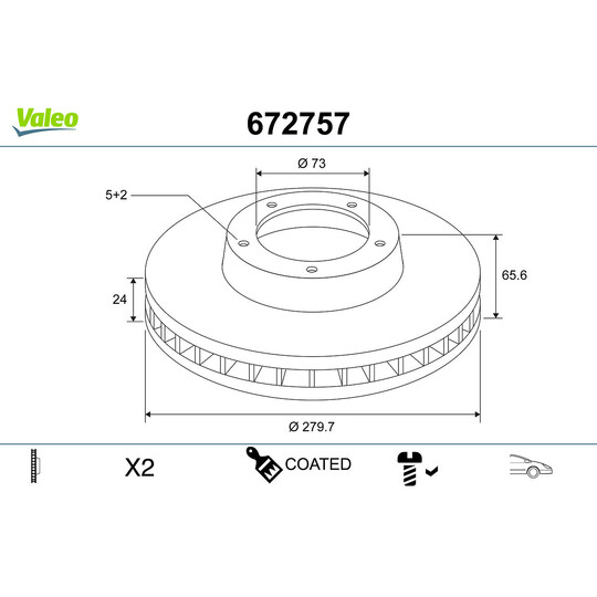 672757 - Brake Disc 