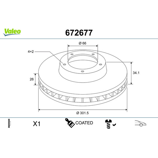 672677 - Brake Disc 