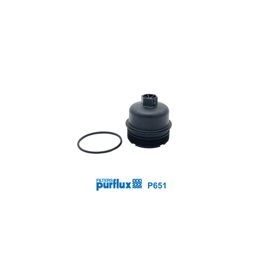 P651 - Cap, oil filter housing 