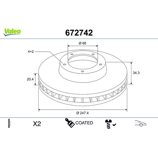 672742 - Brake Disc 