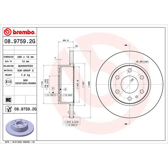 KT 10 023 - Brake Set, disc brake 