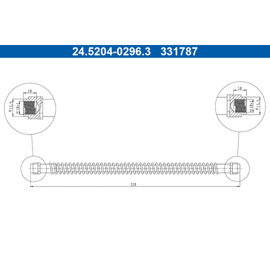 24.5204-0296.3 - Pidurivoolik 