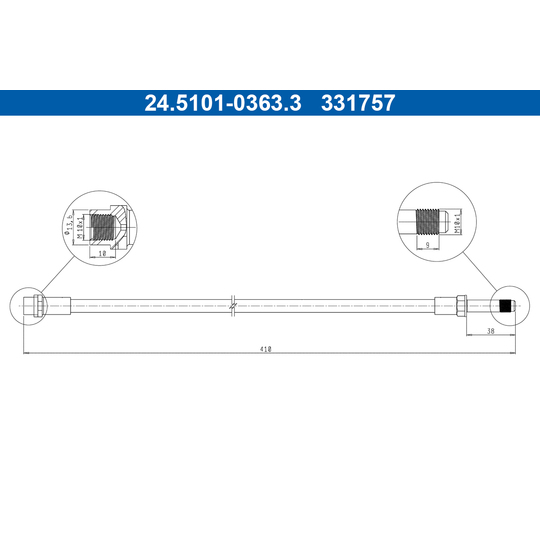 24.5101-0363.3 - Pidurivoolik 