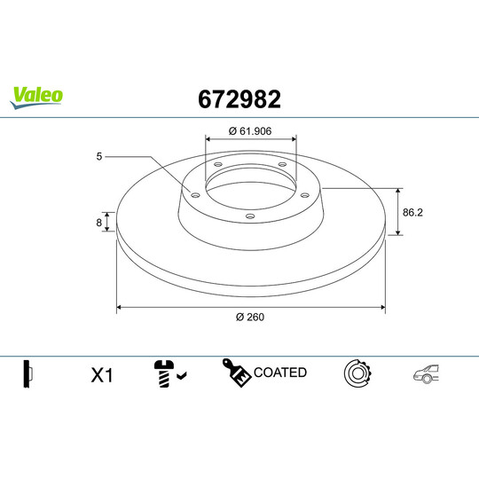 672982 - Brake Disc 