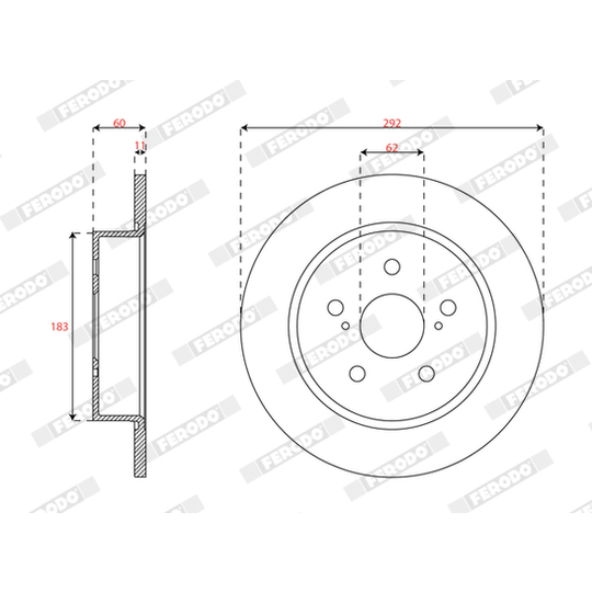 DDF3112C - Brake Disc 