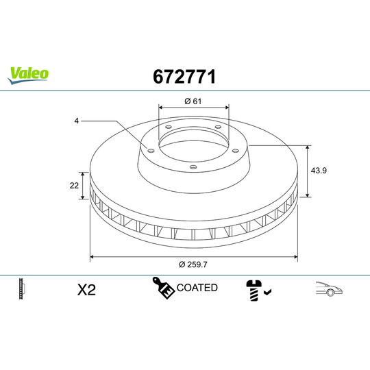 672771 - Brake Disc 