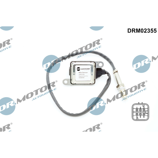 DRM02355 - NOx-sensor, NOx-katalysator 