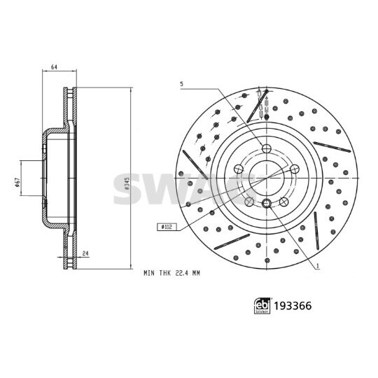 33 11 1210 - Brake Disc 