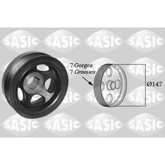 2150063 - Belt Pulley, crankshaft 