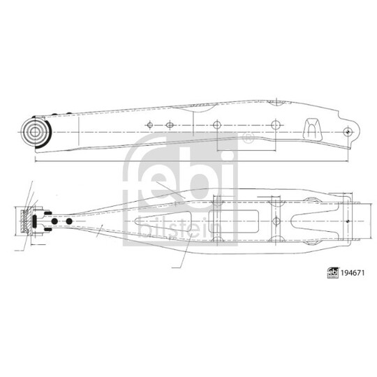 194671 - Länkarm, hjulupphängning 
