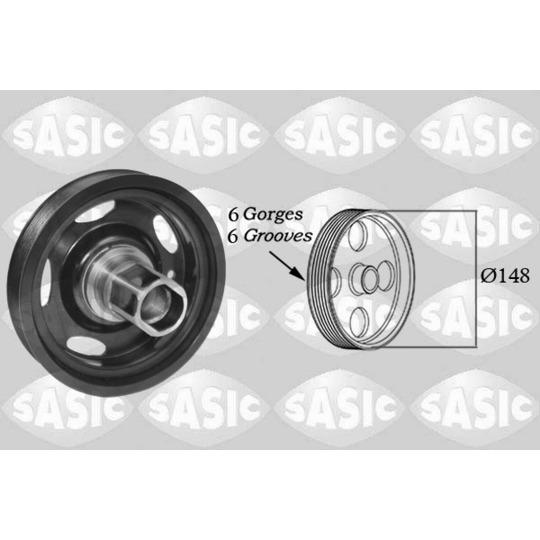 2150055 - Belt Pulley, crankshaft 