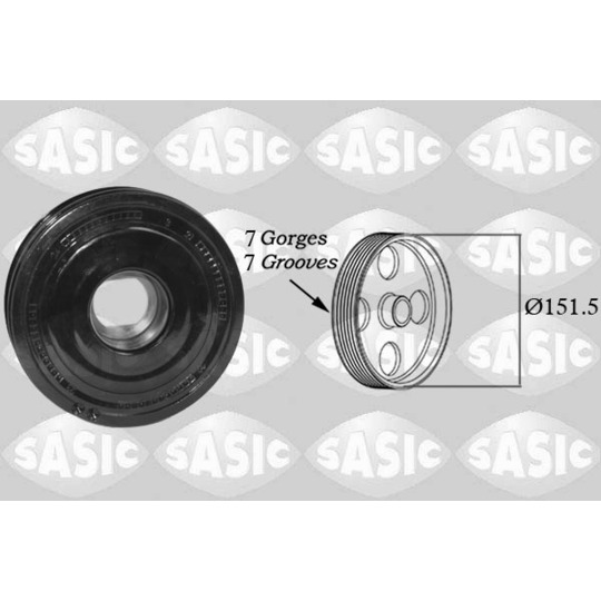 2150052 - Belt Pulley, crankshaft 