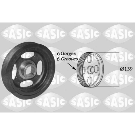 2150082 - Belt Pulley, crankshaft 