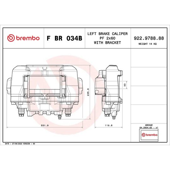 F BR 034B - Bromsok 