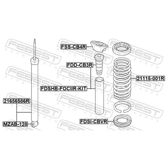 21115-001R - Suspension Spring 