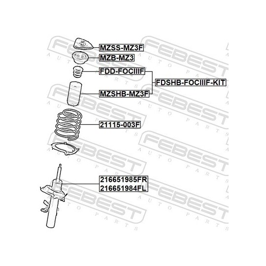 21115-003F - Suspension Spring 