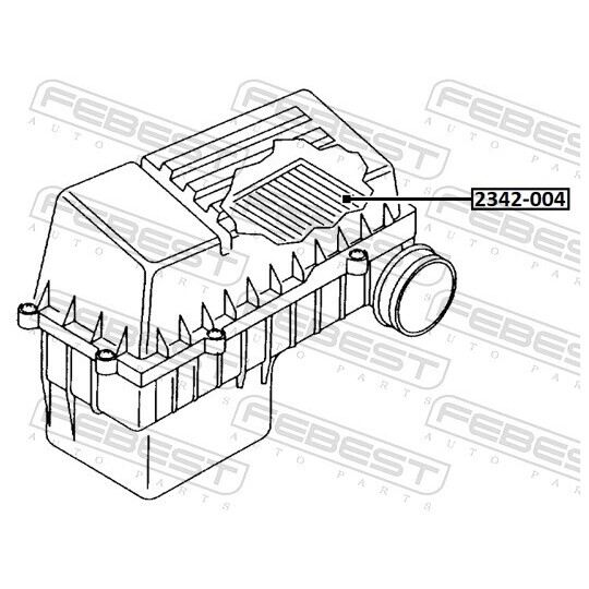 2342-004 - Ilmansuodatin 